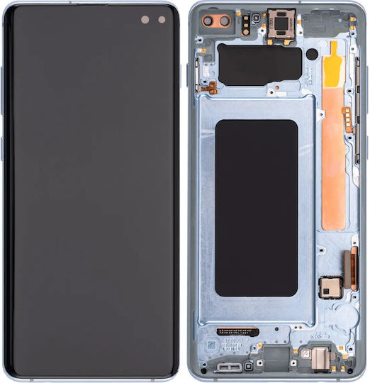 Oled Assembly Frame Samsung Galaxy S10 Plus Aftermarket Plus Prism Blue