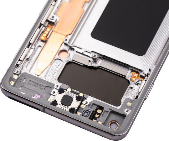 Oled Assembly Frame Samsung Galaxy S10 Service Pack Prism White
