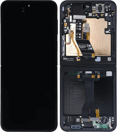 Inner Oled Assembly Frame Samsung Galaxy Z Flip 7 Fe 5g Service Pack Black