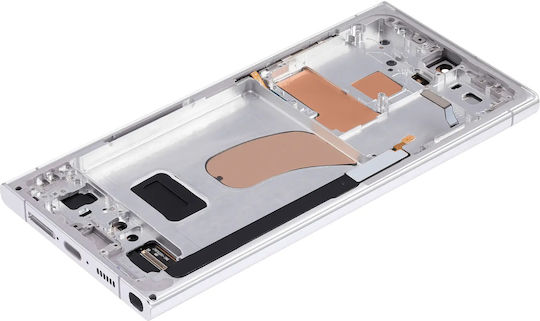 Oled Assembly Frame Samsung Galaxy S23 Ultra Us & International Aftermarket Plus 120hz Sky Blue