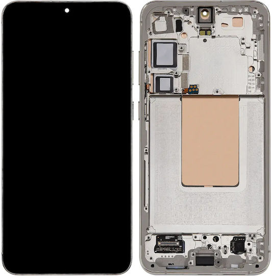 OLED Асембли Рамка Samsung Galaxy S24 Plus 5g US и International Version Service Pack Кехлибарено жълт