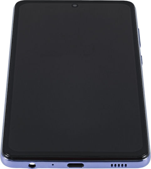 OLED модул с рамка Samsung Galaxy A72 A725 2021 Aftermarket Plus Awesome Лилав