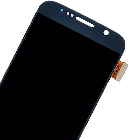 Oled Assembly Without Frame Samsung Galaxy S6 Service Pack Black Sapphire
