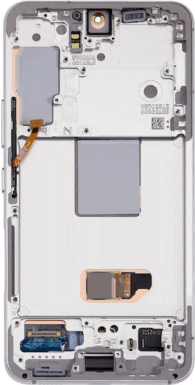Oled Assembly Frame Samsung Galaxy S22 5g Service Pack White