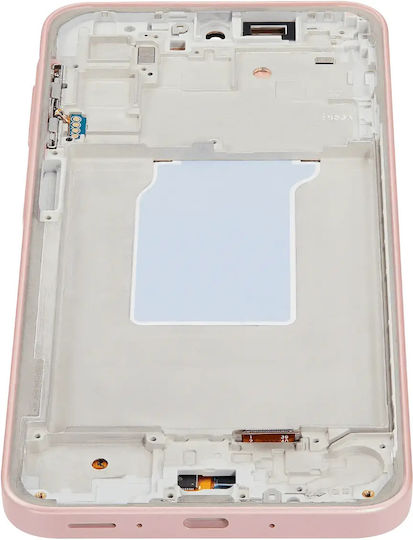 Oled Assembly Frame Compatible Samsung Galaxy A26 5g A266 2025 Service Pack Peach Pink