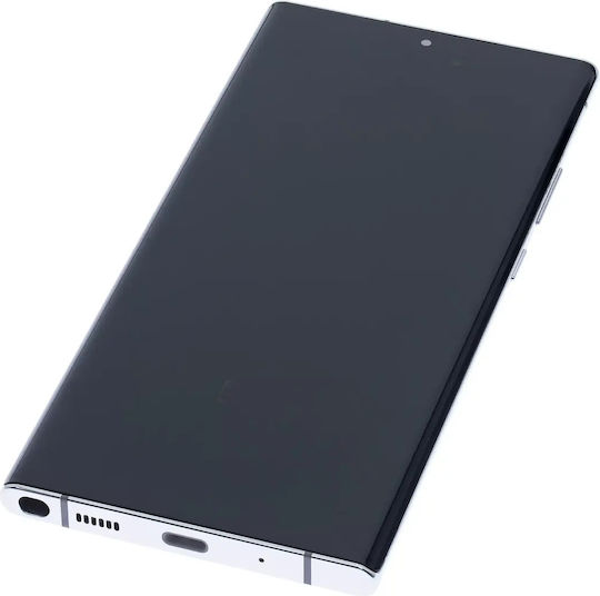 Oled Асембли Рамка Samsung Galaxy Note 20 Ultra 5g Service Pack Мистик Бял