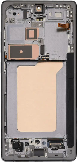 Oled Assembly Frame Samsung Galaxy S25 Ultra 5g Us & International Service Pack Titanium Jet Black