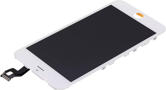 LCD сглобка стоманена плоча iPhone 6s Plus aftermarket AQ7 бял