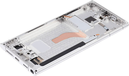 Oled Assembly Frame Samsung Galaxy S22 Ultra 5g Us & International Version Aftermarket Pro 120hz Phantom White