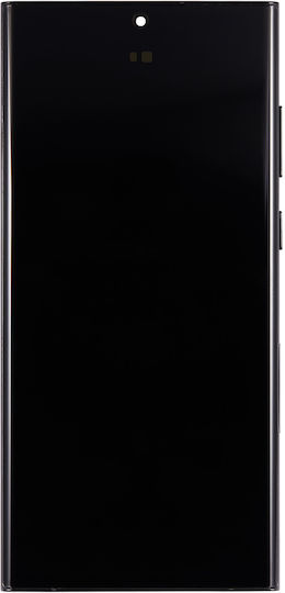 Oled Ersatzbildschirm Rahmen Samsung Galaxy S22 Ultra 5G Service Pack Graphit Himmelblau Rot