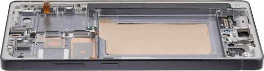 Oled Assembly Frame Samsung Galaxy S25 Ultra 5g Us & International Service Pack Titanium Jet Black