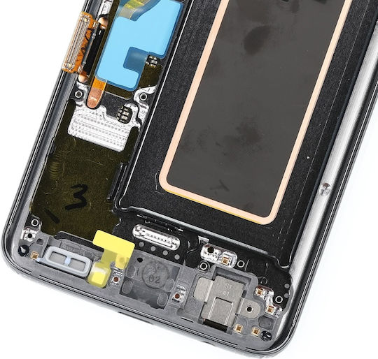 Oled Assembly Frame Samsung Galaxy S9 Service Pack Titanium Gray