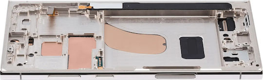 Oled Assembly Frame Samsung Galaxy S23 Ultra Us & International Aftermarket Plus 120hz Cream