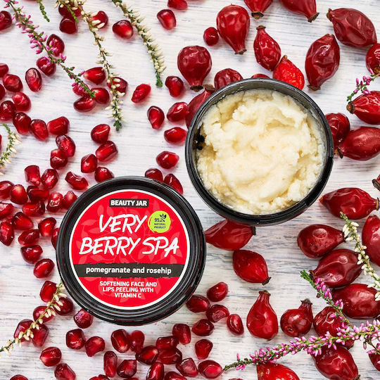 Very Berry Spa Cremă pentru Scrub în Față și Buze cu Vitamina C 120ml