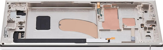 Oled Assembly Frame Samsung Galaxy S23 Ultra Us & International Aftermarket Plus 120hz Cream