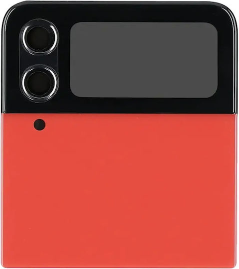 Outer Oled Assembly Samsung Galaxy Z Flip 4 5g Service Pack Red