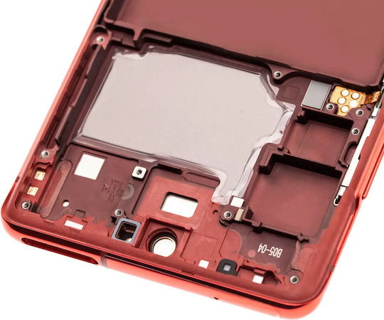 Oled Assembly Frame Samsung Galaxy S20 Fe 4g 5g Service Pack Cloud Red