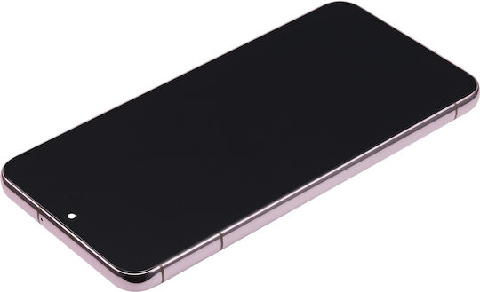Oled Ersatzbildschirm mit Rahmen Samsung Galaxy S22 Plus 5G Service Pack Rosa Gold