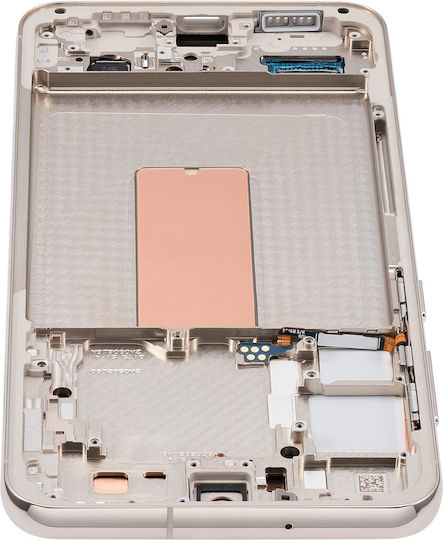 OLED Ersatzbildschirmrahmen Samsung Galaxy S23 Plus 5G US & International Service Pack Creme