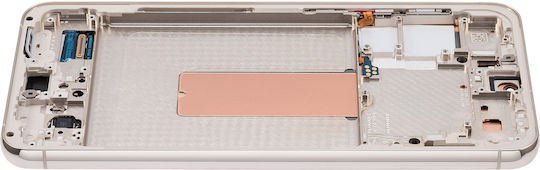 OLED Ersatzbildschirmrahmen Samsung Galaxy S23 Plus 5G US & International Service Pack Creme