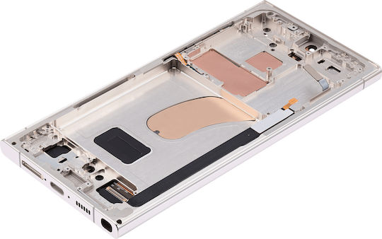 Oled Assembly Frame Samsung Galaxy S23 Ultra 5g Us & International Service Pack Cream