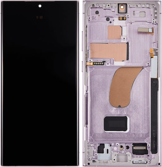 Oled Assembly Frame Samsung Galaxy S23 Ultra 5g Us & International Service Pack Lavender