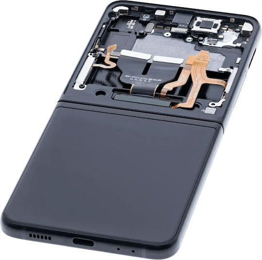 Inner Oled Assembly Frame Samsung Galaxy Z Flip 3 5G Us & International Service Pack Negru Phantom