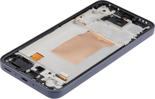 LCD Ersatzbildschirm mit Rahmen Samsung Galaxy A35 5G A356 2025 Aftermarket Incell Marine