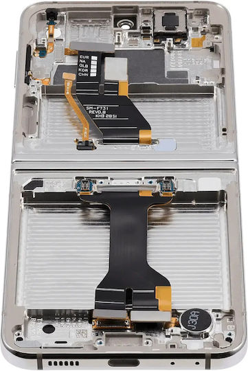 Inner Oled Assembly Frame Samsung Galaxy Z Flip 5 5g Us & International Aftermarket Cream