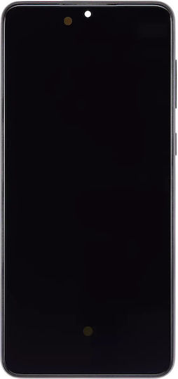 OLED Ersatzbildschirmrahmen Samsung Galaxy A33 5G A336 2022 Aftermarket Plus Schwarz