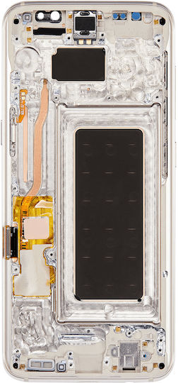 Oled Montage Rahmen Samsung Galaxy S8 Aftermarket Plus Arktisch Silber