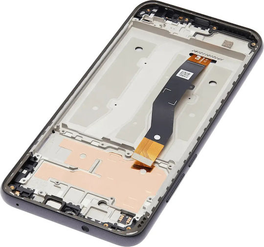 Lcd Assembly Frame Motorola Moto G Play Xt2093-7 2021 Genuine Oem Flash Gray
