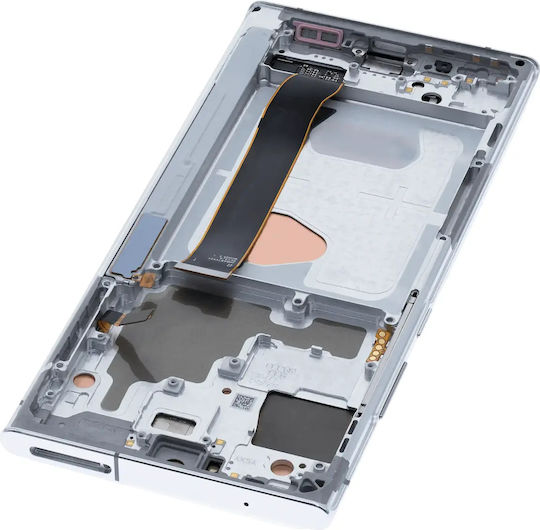 Oled Assembly Rahmen Samsung Galaxy Note 20 Ultra 5G Nachbau Plus 120hz Mystic Weiß