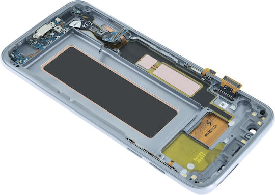 Lcd Assembly Frame Samsung Galaxy S7 Edge Service Pack Black