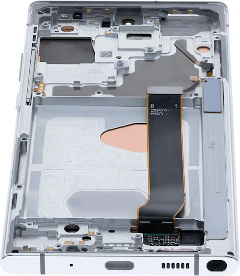 Oled Assembly Rahmen Samsung Galaxy Note 20 Ultra 5G Nachbau Plus 120hz Mystic Weiß