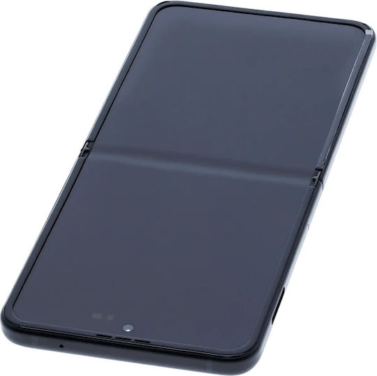 Вътрешен OLED модул с рамка съвместим Samsung Galaxy Z Flip 3 5G US и International Aftermarket Plus Phantom Black