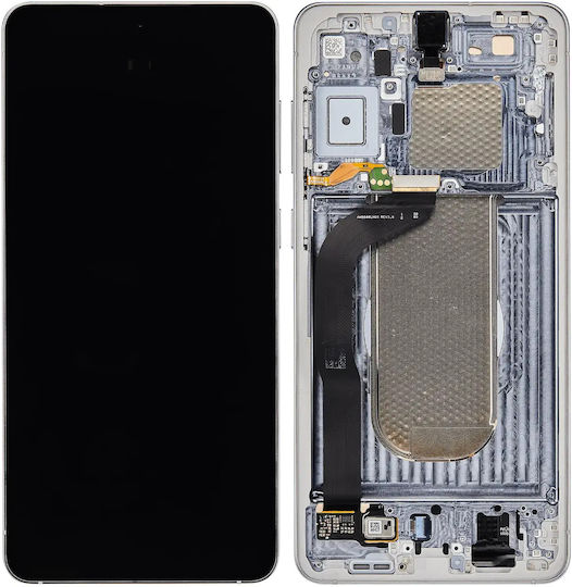 Oled Assembly Frame Samsung Galaxy S25 Edge Us & International Version Aftermarket Plus Titanium Silver