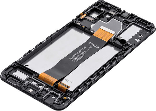 LCD Асембли Рамка Samsung Galaxy A32 5g A326f B M 2021 International Dual Sim Model Service Pack Черен