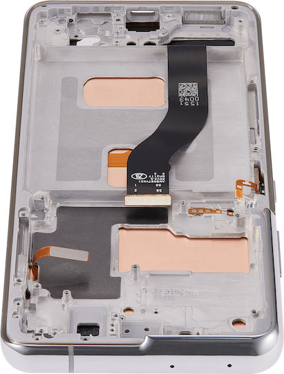 Lcd Assembly Frame Without Fingerprint Sensor Samsung Galaxy S21 Ultra Us & International Aftermarket Incell Phantom Silver