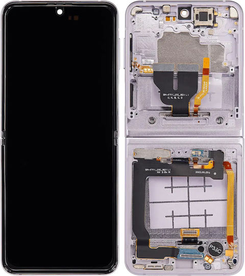 Inner OLED Assembly Rahmen Kompatibel Samsung Galaxy Z Flip 3 5G Us & International Aftermarket Plus Lavendel