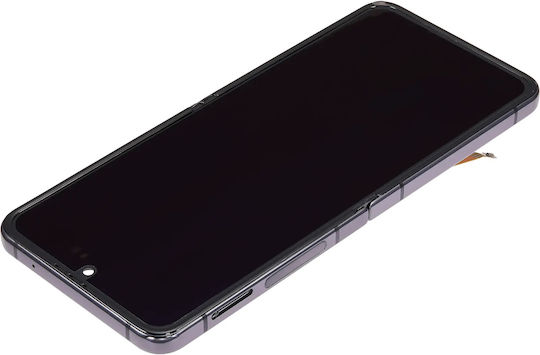 Inner Oled Assembly Frame Compatible Samsung Galaxy Z Flip 4 5g F721 Us & International Version Aftermarket Plus Graphite