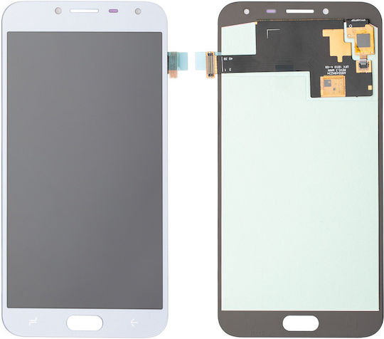 OLED Ersatzbildschirm Ohne Rahmen Samsung Galaxy J4 J400 2018 Aftermarket Plus Blau Grau