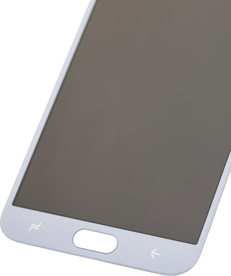 OLED Ersatzbildschirm Ohne Rahmen Samsung Galaxy J4 J400 2018 Aftermarket Plus Blau Grau