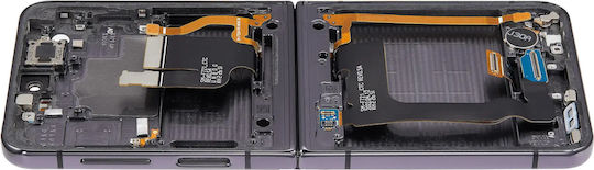 Inner Oled Assembly Frame Compatible Samsung Galaxy Z Flip 4 5g F721 Us & International Version Aftermarket Plus Graphite