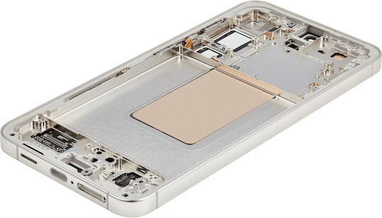 Oled Ersatzbildschirm mit Rahmen Samsung Galaxy S24 Plus 5G US & Internationale Version Nachrüstteil Plus Bernstein Gelb