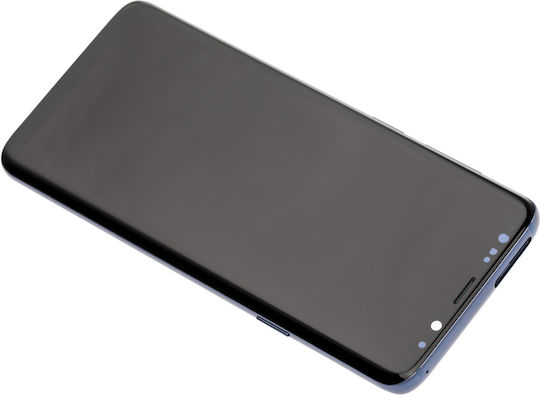 Oled Ersatzbildschirm mit Rahmen Samsung Galaxy S9 Plus Nachbau Plus Korallenblau