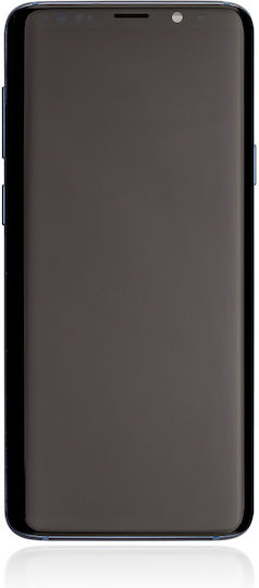 Oled Ersatzbildschirm mit Rahmen Samsung Galaxy S9 Plus Nachbau Plus Korallenblau
