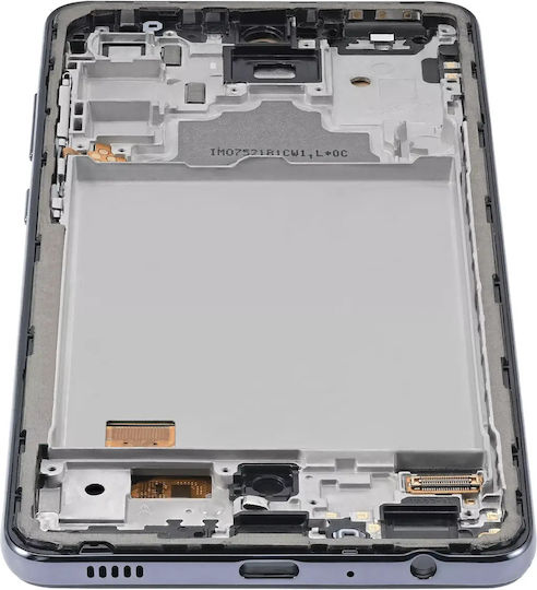 Oled Asamblare cu ramă Samsung Galaxy A72 A725 2021 Aftermarket Plus Awesome Negru