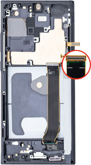 Oled Assembly Rahmen Samsung Galaxy Note 20 Ultra 5G Nachbau Plus 120Hz Mystic Schwarz