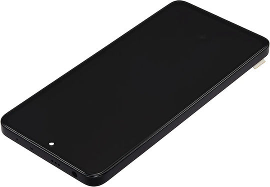 Asamblare OLED cu ramă Xiaomi Redmi Note 13 4G aftermarket Plus Negru Midnight